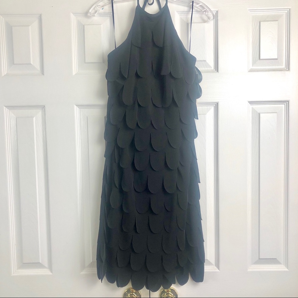 Black Halter Evening Dress